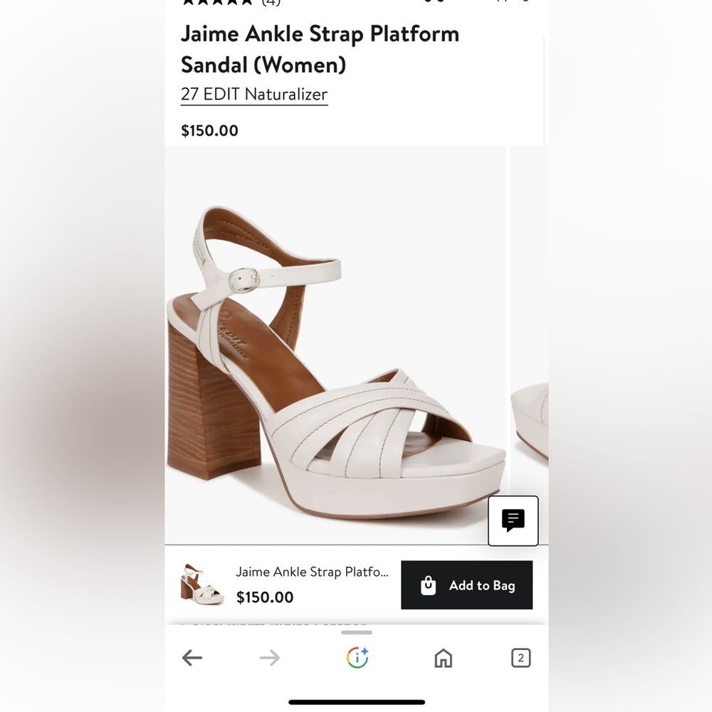 27 Edit naturalizer platform heel